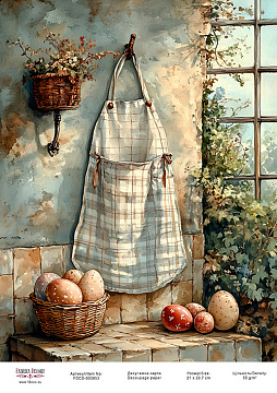 Decoupage card «Easter coziness-03» #000953, 21cm x 29,7cm