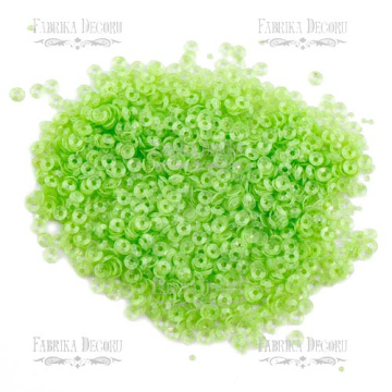 SSequins Round cups, mint, #323 - 2