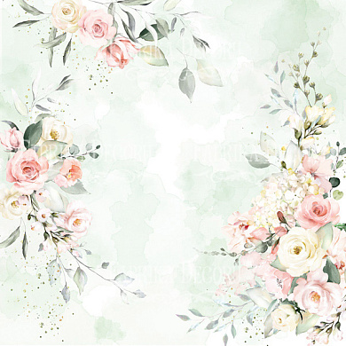 лист двусторонней бумаги для скрапбукинга tenderness and love #01085-3 30,5х30,5 см