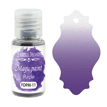 Sucha farba Magic paint Fioletowa, 15 ml