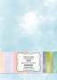 Double-sided scrapbooking paper set Tender watercolor backgrounds 6”x8.3", 10 sheets