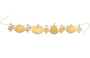 Бумажная гирлянда «Тыквы» FDCHG-001, Gold the paper “pumpkins” garland fdchg-001