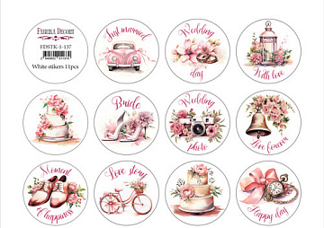 Journaling stickers set #1-137