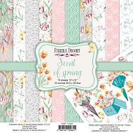 набор скрапбумаги scent of spring 30,5x30,5 см, 10 листов