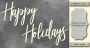 Tekturek "Happy Holidays" #460