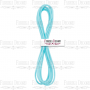 Elastic round cord, color Light blue