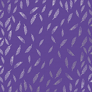 лист односторонней бумаги с фольгированием silver feather, color lavender 30,5х30,5