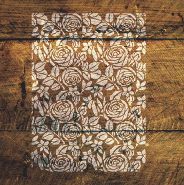 Stencil for crafts 15x20cm "Magic garden background" #293 - 2 Stencil for crafts 15x20cm "Magic garden background" #293 - 2