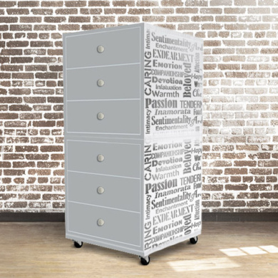 трафарет многоразовый xl (30х30см), passion and tenderness (надписи), #213 фабрика декору - 2