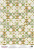 deco vellum colored sheet suzani green, a3 (11,7" х 16,5")