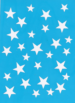 Stencil for crafts 15x20cm "Starry sky" #013