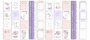 Doppelseitig Scrapbooking Papiere Satz Majestic Iris, 30.5 cm x 30.5cm, 10 Blätter