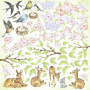 Double-sided scrapbooking paper set Smile of spring 8"x8", 10 sheets - 11