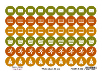 набор наклеек для журналинга и планеров #5-002 набор наклеек для журналинга и планеров #5-002