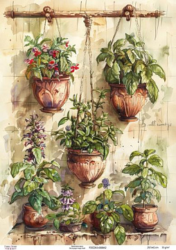 Karta do decoupage #0842, 29,7x42cm