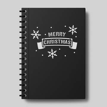 Stencil reusable, 15x20cm "Merry Christmas", #457 - 2