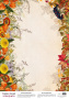 Деко веллум (лист кальки с рисунком) Botany autumn, А3 (29,7см х 42см)