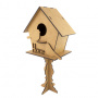 Blank for decoration "Birdhouse" on a figured leg, #359