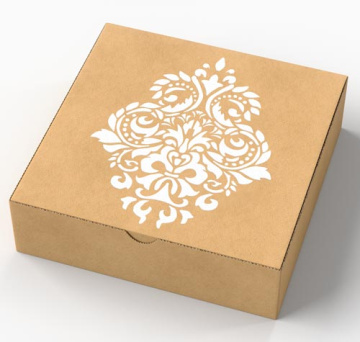 Stencil reusable, 15x20cm Monogram Damascus, #396 - 2 Stencil reusable, 15x20cm Monogram Damascus, #396 - 2