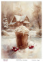 Decoupage card #0589, 21x29,7 cm