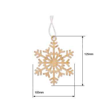 Blank for decoration "Snowflakes-1" #186 - 2