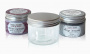 Plastic Jar 50 ml, transparent, with a tin lid - 0