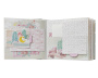 Zestaw DIY do tworzenia dziecięcego scrapbooking albumu "Dreamy Baby Girl", 20cm x 20cm, #08