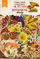 Set of die cuts Autumn botanical diary, 63 pcs