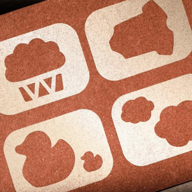 набор многоразовых трафаретов 9х6,5см мини-флора #079 фабрика декору - 2