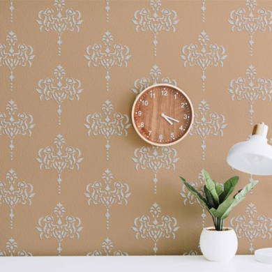 трафарет многоразовый, 15 см x 20 см, узор из дамаска, #344 фабрика декору - 2 трафарет многоразовый, 15 см x 20 см, узор из дамаска, #344 фабрика декору - 2