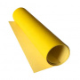 Stück PU-Leder Gelb, Größe 50 cm x 15 cm