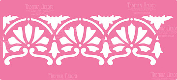 Stencil for decoration XL size (30*12cm), Border #122