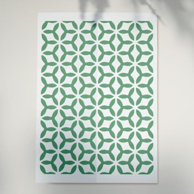 трафарет многоразовый 15x20см кристаллическая решетка #140 фабрика декору - 2 трафарет многоразовый 15x20см кристаллическая решетка #140 фабрика декору - 2