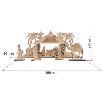 Set for creativity and decorating “Nativity scene”, #414 - 2 Set for creativity and decorating “Nativity scene”, #414 - 2