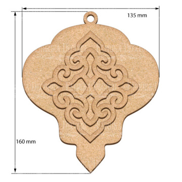 Blank for decoration New year tree toy 44, #477 - 2