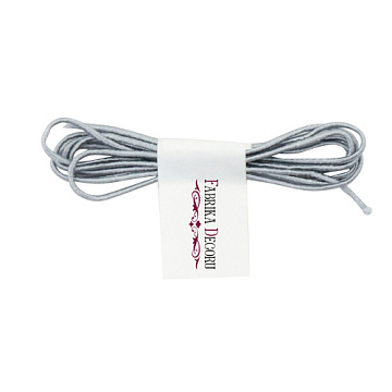 Soutache cord, color silver, d=2mm