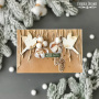 DIY kit for creating 5 greeting cards "Cozy Christmas" 10cm x 15cm with tutorials from Svetlana Kovtun, kraft - 7