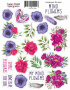 Kit of stickers #059, "Mind Flowers-1"