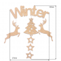 Rohling für Dekoration "Winter" #180