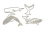 Набор чипбордов Киты 10х15 см #594