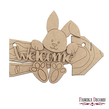 Blank for decoration "Welcome-2" #130