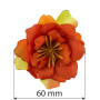 Clematis flower orange-red, 1 pc - 1