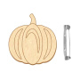 Brooch blank for coloring #101 “Pumpkin”