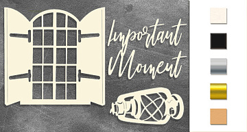 Zestaw tekturek "Important moment"