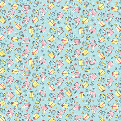 лист односторонней бумаги для скрапбукинга bunny birhtday party #12-01 30,5х30,5 см