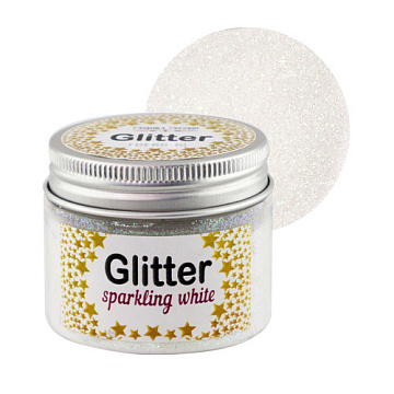 Glitter, color Sparkling white, 50 ml