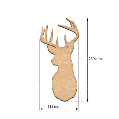  Art board Deer 11,5х25 cm - 2