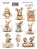 Set of stickers 9 pcs, Happy Easter!, #424
