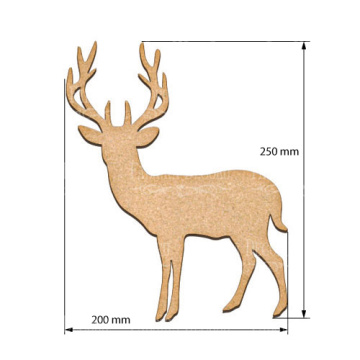  Art board Deer 20х25 cm - 2