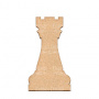  Art board Rook chess piece 10,5х20 cm